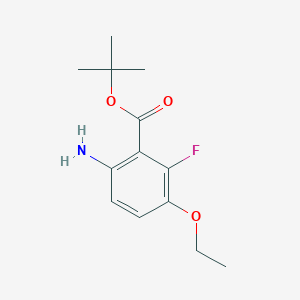 Tert-butyl 6-amino-3-ethoxy-2-fluorobenzoate