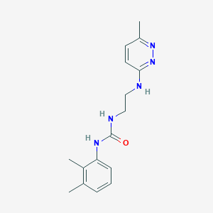 molecular formula C16H21N5O B2505620 1-(2,3-Dimethylphenyl)-3-(2-((6-methylpyridazin-3-yl)amino)ethyl)urea CAS No. 1206997-85-4