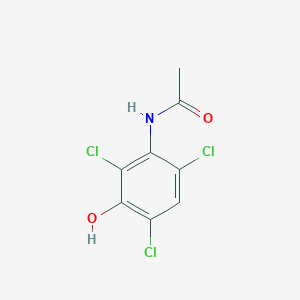 molecular formula C8H6Cl3NO2 B2505622 N-(2,4,6-trichloro-3-hydroxyphenyl)acetamide CAS No. 7397-28-6