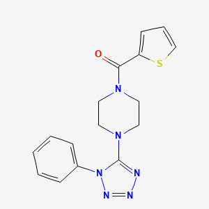 [4-(1-Phenyltetrazol-5-yl)piperazin-1-yl]-thiophen-2-ylmethanone