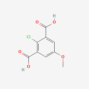 molecular formula C9H7ClO5 B2505654 2-Chloro-5-methoxyisophthalic acid CAS No. 2228832-98-0