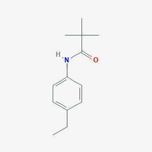 molecular formula C13H19NO B250566 N-(4-ethylphenyl)-2,2-dimethylpropanamide 