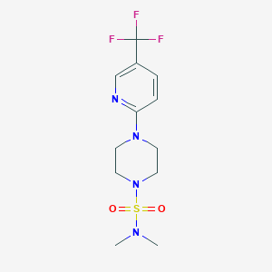 N,N-dimethyl-4-[5-(trifluoromethyl)pyridin-2-yl]piperazine-1-sulfonamide