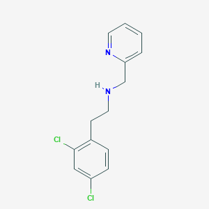 2-(2,4-dichlorophenyl)-N-(pyridin-2-ylmethyl)ethanamine