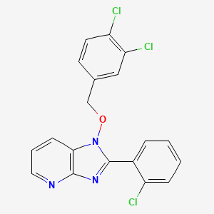 2-(2-chlorophenyl)-1-[(3,4-dichlorobenzyl)oxy]-1H-imidazo[4,5-b]pyridine