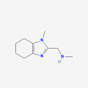 methyl[(1-methyl-4,5,6,7-tetrahydro-1H-1,3-benzodiazol-2-yl)methyl]amine