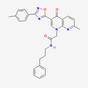 N-(2-cyclohex-1-en-1-ylethyl)-2-(2-oxo-3-phenyl-2,3-dihydro-1H-imidazo[4,5-b]pyridin-1-yl)acetamide