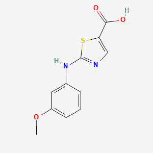 2-[(3-Methoxyphenyl)amino]-1,3-thiazole-5-carboxylic acid