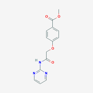 Methyl 4-[2-oxo-2-(2-pyrimidinylamino)ethoxy]benzoate