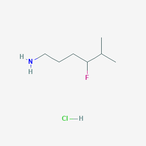 4-Fluoro-5-methylhexan-1-amine;hydrochloride