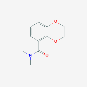 molecular formula C11H13NO3 B2505910 N,N-dimethyl-2,3-dihydro-1,4-benzodioxine-5-carboxamide CAS No. 1371348-54-7