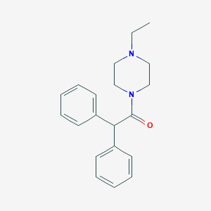 molecular formula C20H24N2O B250593 1-(Diphenylacetyl)-4-ethylpiperazine 