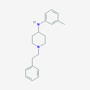 molecular formula C20H26N2 B2505946 N-(3-甲基苯基)-1-(2-苯乙基)-4-哌啶胺 CAS No. 99918-45-3