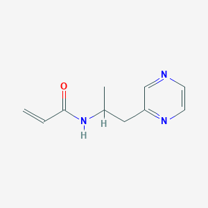 molecular formula C10H13N3O B2505958 N-(1-Pyrazin-2-ylpropan-2-yl)prop-2-enamide CAS No. 2361637-96-7