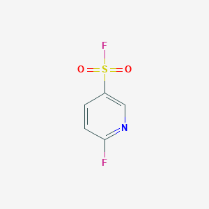 molecular formula C5H3F2NO2S B2505972 6-氟吡啶-3-磺酰氟 CAS No. 1259065-58-1