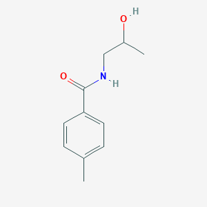 molecular formula C11H15NO2 B250599 N-(2-hydroxypropyl)-4-methylbenzamide 