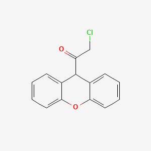 molecular formula C15H11ClO2 B2506011 2-氯-1-(9H-xanthen-9-yl)ethan-1-one CAS No. 2097896-96-1