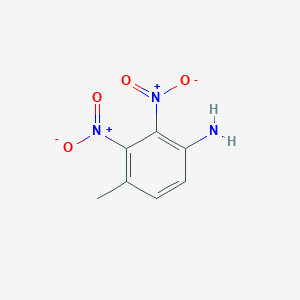 molecular formula C7H7N3O4 B250602 2,3-Dinitro-4-amino-toluene 