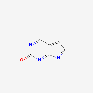 molecular formula C6H3N3O B2506060 吡咯并[2,3-d]嘧啶-2-酮 CAS No. 322728-22-3