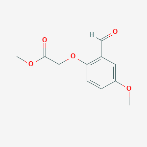 B2506087 Methyl (2-formyl-4-methoxyphenoxy)acetate CAS No. 24612-99-5
