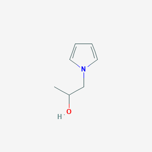 molecular formula C7H11NO B025061 1-(1-Pyrrolyl)propan-2-ol CAS No. 104815-66-9