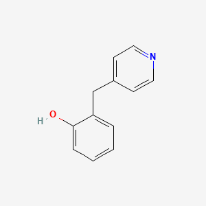 molecular formula C12H11NO B2506116 2-[(吡啶-4-基)甲基]苯酚 CAS No. 174406-31-6