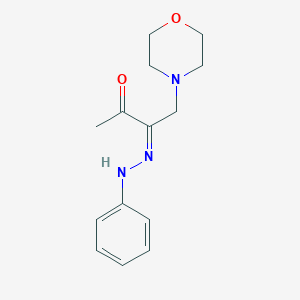 molecular formula C14H19N3O2 B250614 1-(4-Morpholinyl)-2,3-butanedione 2-(phenylhydrazone) 