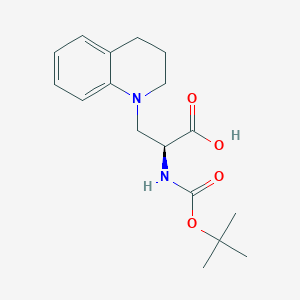 molecular formula C17H24N2O4 B2506181 Boc-Ala[3-(1-THQ)]-OH CAS No. 2389078-14-0