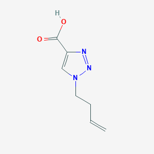 molecular formula C7H9N3O2 B2506183 1-(but-3-en-1-yl)-1H-1,2,3-三唑-4-羧酸 CAS No. 1909313-01-4