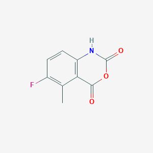 molecular formula C9H6FNO3 B2506184 6-fluoro-5-methyl-2,4-dihydro-1H-3,1-benzoxazine-2,4-dione CAS No. 616224-66-9