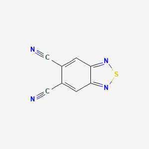 molecular formula C8H2N4S B2506198 5,6-Dicyano-2,1,3-benzothiadiazole CAS No. 54512-79-7