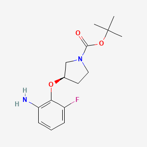 (R)-tert-Butyl 3-(2-amino-6-fluorophenoxy)pyrrolidine-1-carboxylate