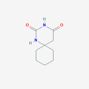 molecular formula C9H14N2O2 B2506285 1,3-Diazaspiro[5.5]undecane-2,4-dione CAS No. 1340492-22-9