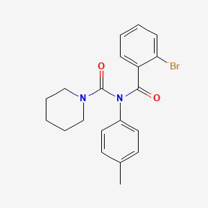 molecular formula C20H21BrN2O2 B2506288 N-(2-bromobenzoyl)-N-(p-tolyl)piperidine-1-carboxamide CAS No. 941958-31-2