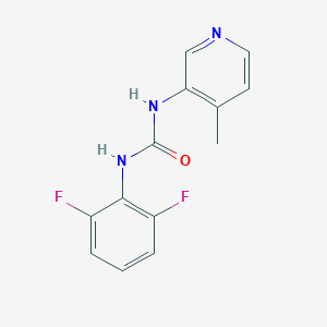 molecular formula C13H11F2N3O B2506309 1-(2,6-Difluorophenyl)-3-(4-methylpyridin-3-yl)urea CAS No. 2322156-78-3
