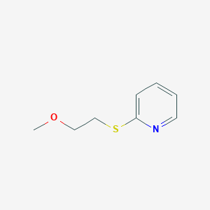 molecular formula C8H11NOS B2506336 2-[(2-Methoxyethyl)thio]-pyridine CAS No. 511305-48-9