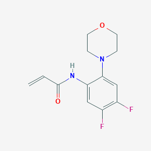 N-(4,5-Difluoro-2-morpholin-4-ylphenyl)prop-2-enamide