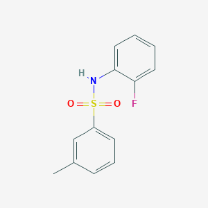 molecular formula C13H12FNO2S B2506395 N-(2-fluorophenyl)-3-methylbenzenesulfonamide CAS No. 690960-12-4