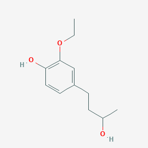 molecular formula C12H18O3 B2506430 2-Ethoxy-4-(3-hydroxybutyl)phenol CAS No. 1283091-06-4