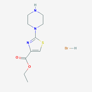 Ethyl 2-(piperazin-1-yl)thiazole-4-carboxylate hydrobromide