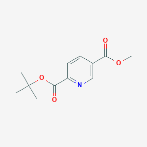 molecular formula C12H15NO4 B2506453 Methyl 6-tert-butoxycarbonylnicotinate CAS No. 177760-48-4