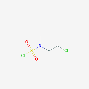 molecular formula C3H7Cl2NO2S B2506466 N-(2-氯乙基)-N-甲基磺酰氯 CAS No. 58425-10-8