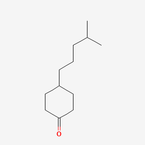 molecular formula C12H22O B2506510 4-(4-甲基戊基)环己酮 CAS No. 14370-90-2