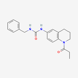 1-Benzyl-3-(1-propionyl-1,2,3,4-tetrahydroquinolin-6-yl)urea