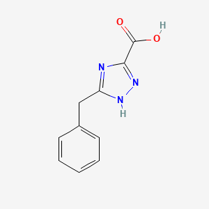 molecular formula C10H9N3O2 B2506577 5-benzyl-1H-1,2,4-triazole-3-carboxylic acid CAS No. 107469-72-7