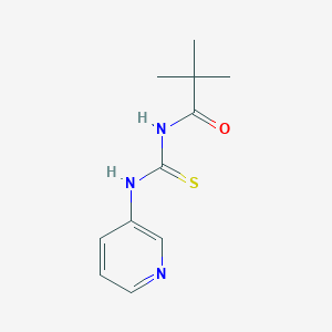 2,2-dimethyl-N-(pyridin-3-ylcarbamothioyl)propanamide