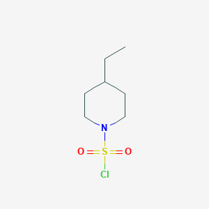 molecular formula C7H14ClNO2S B2506604 4-Ethylpiperidine-1-sulfonyl chloride CAS No. 1249903-87-4