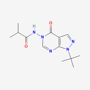 N-(1-(tert-butyl)-4-oxo-1H-pyrazolo[3,4-d]pyrimidin-5(4H)-yl)isobutyramide