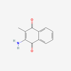 molecular formula C11H9NO2 B2506698 2-氨基-3-甲基萘-1,4-二酮 CAS No. 7427-09-0
