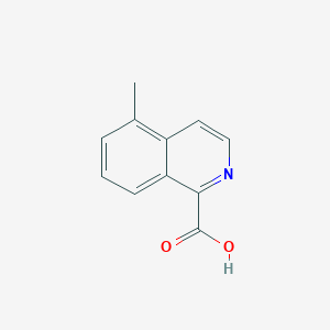 molecular formula C11H9NO2 B2506707 1-Isoquinolinecarboxylic acid, 5-methyl- CAS No. 1429787-92-7
